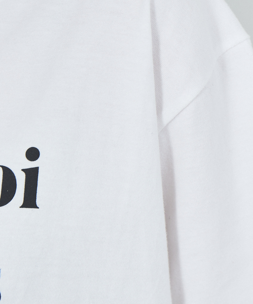 Rouge vif Anna（ルージュヴィフアンナ）の「フロント&バックロゴTシャツ（Tシャツ/カットソー・レディース・ブラック/グリーン/ブラウン/ピンク・フリー）」の20枚目の写真