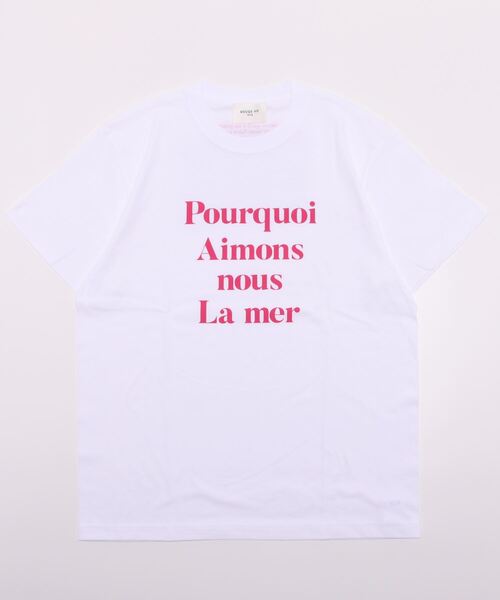 Rouge vif Anna（ルージュヴィフアンナ）の「フロント&バックロゴTシャツ（Tシャツ/カットソー・レディース・ブラック/グリーン/ブラウン/ピンク・フリー）」の11枚目の写真