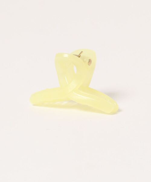 Fun & Daily（ファンアンドデイリー）の「F&D : スモールクロスヘアクリップ（バレッタ/ヘアクリップ・レディース・ベージュ/ピンク/イエロー/オレンジ/ブルー・FREE）」の3枚目の写真