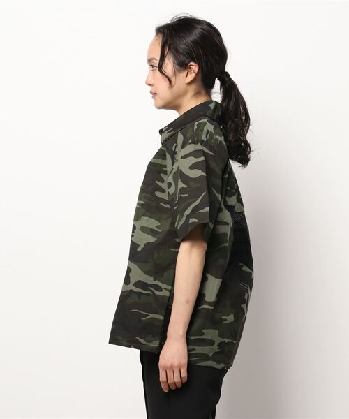 bonjour records（ボンジュールレコーズ）の「【MOSAIC SOCIETY】Camo/Mesh star shirts jacket（シャツ/ブラウス・レディース・その他・FREE）」の8枚目の写真