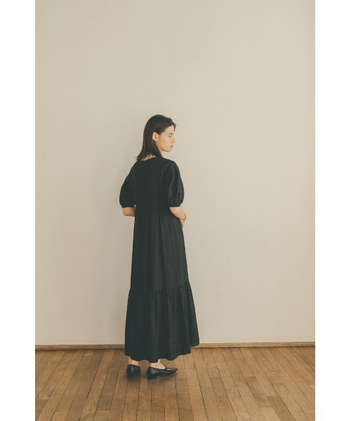CLANE（クラネ）の「SLANT DROP PUFF ONE PIECE（ワンピース）」 - WEAR 