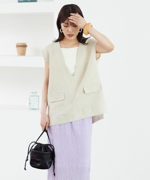 titivate（ティティベイト）の「ﾌｪｲｸﾚｻﾞｰ巾着ﾊﾞｯｸﾞ（ハンドバッグ・レディース・ブルー/イエロー/ブラック・FREE）」の8枚目の写真