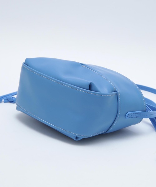 titivate（ティティベイト）の「ﾌｪｲｸﾚｻﾞｰ巾着ﾊﾞｯｸﾞ（ハンドバッグ・レディース・ブルー/イエロー/ブラック・FREE）」の19枚目の写真