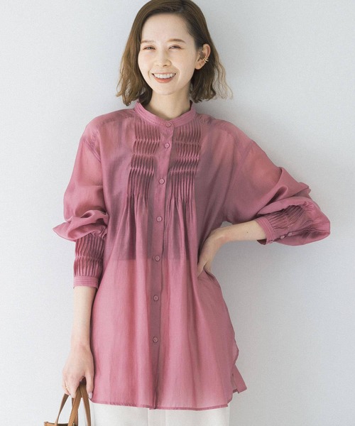 ピンタックシアーシャツ シャツ ブラウス Urban Research Rosso Women アーバンリサーチ ロッソ のファッション通販 Zozotown