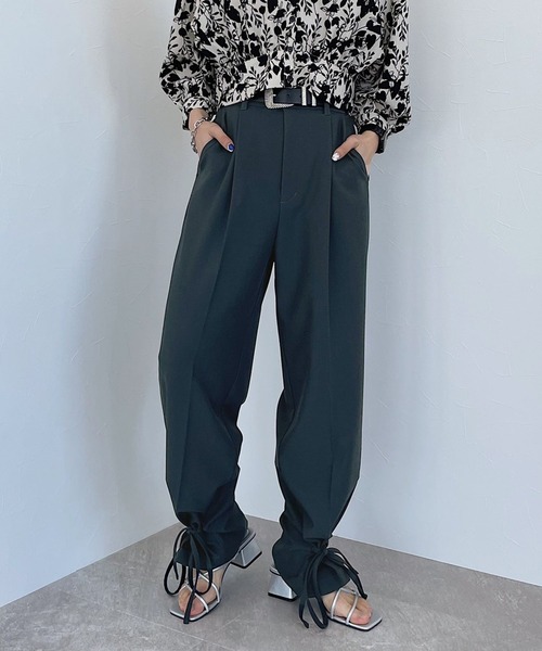 PAGEBOY(ページボーイ)の「リッチツイルセットアップパンツ2(その他パンツ・レディース・アイボリー/ブラック/チャコールグレー・FREE)」の9枚目の写真