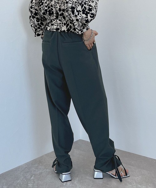 PAGEBOY(ページボーイ)の「リッチツイルセットアップパンツ2(その他パンツ・レディース・アイボリー/ブラック/チャコールグレー・FREE)」の10枚目の写真