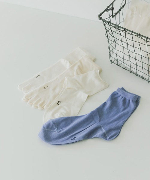 『WEB限定』meri ja kuu 4足セット カラーコットンソックス（ソックス/靴下）｜URBAN RESEARCH DOORS（アーバンリサーチドアーズ）