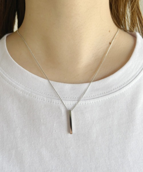 at12:03（アットイチニーゼロサン）の「ポイントプレート２連チェーンネックレス（ネックレス・レディース・シルバー/ゴールド・FREE）」の20枚目の写真