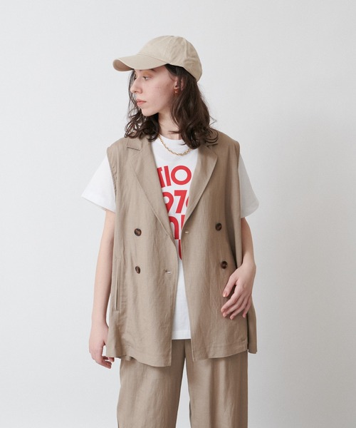 【THE CHIC】ショートダブルジレ