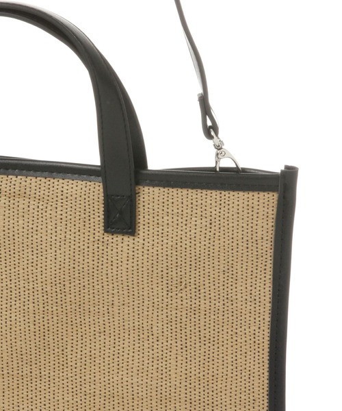 LEPSIM（レプシィム）の「ペーパー×フェイクレザーバッグ　262995（ショルダーバッグ・レディース・ブラック/ベージュ/ブラウン・ONE SIZE）」の13枚目の写真