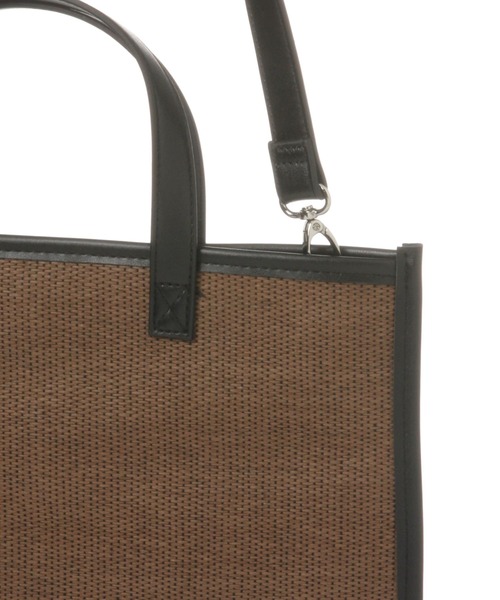 LEPSIM（レプシィム）の「ペーパー×フェイクレザーバッグ　262995（ショルダーバッグ・レディース・ブラック/ベージュ/ブラウン・ONE SIZE）」の15枚目の写真