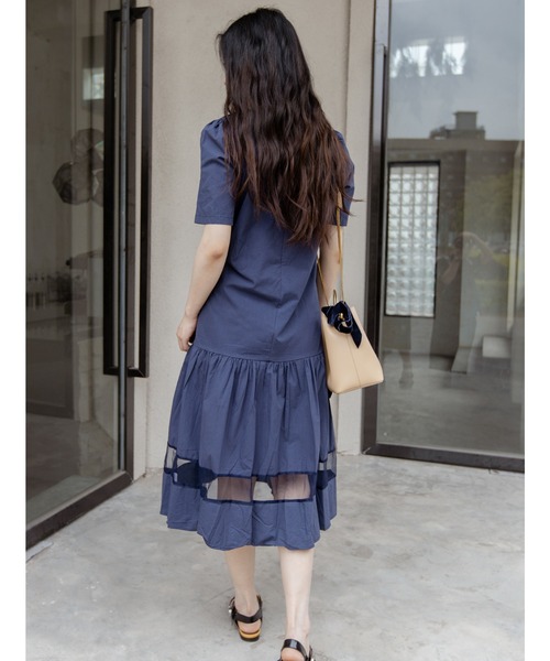 LAFFMO（ラフモ）の「シースルーロングワンピース（ワンピース）」 - WEAR