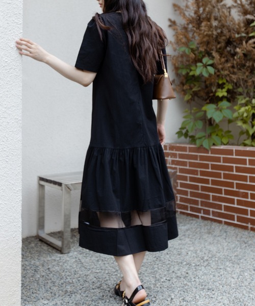 Y's　ワイズ　シースルー　ロングワンピース シースルーレースロングワンピース | BrillantSelect Store