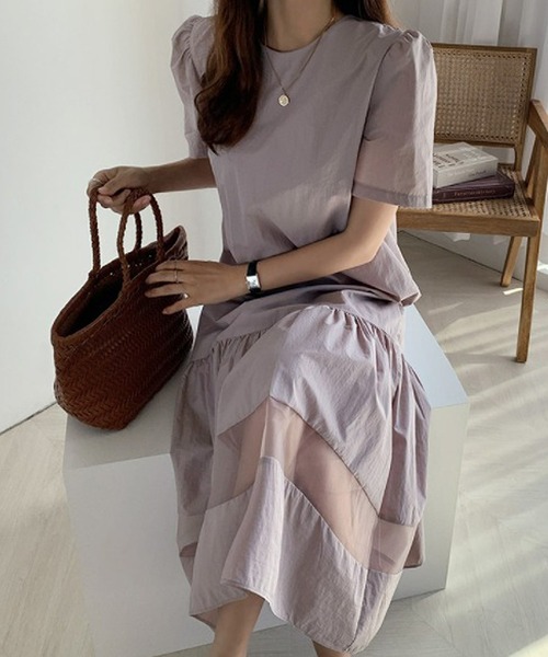 LAFFMO（ラフモ）の「シースルーロングワンピース（ワンピース）」 - WEAR