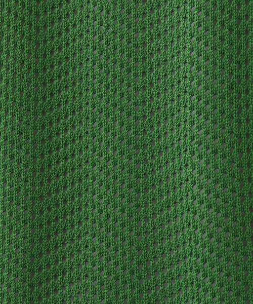 THE SHOP TK （ザ ショップ ティーケー ）の「◆【SETアイテム】メッシュヘリンボンニットレイヤードTシャツ（ニット/セーター・メンズ・チャコールグレー/グリーン/サンドベージュ/マスタード・02/03/04）」の9枚目の写真