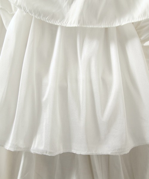 ANOTHER S（アナザーエス）の「ティアードスカート（スカート・レディース・ホワイト/ブラック・FREE）」の6枚目の写真