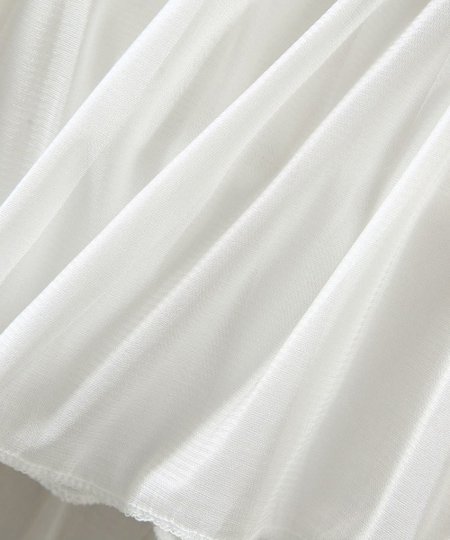 ANOTHER S（アナザーエス）の「ティアードスカート（スカート・レディース・ホワイト/ブラック・FREE）」の7枚目の写真