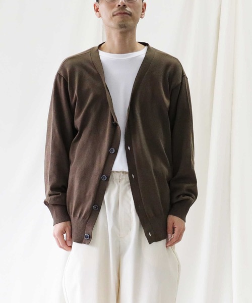 BACK NUMBER（バックナンバー）の「【BACK NUMBER】DRY MIXカーディガン（カーディガン/ボレロ・メンズ・ベージュ/ブラック/グリーン/ネイビー/オフホワイト/イエロー・M/L/XL）」の18枚目の写真