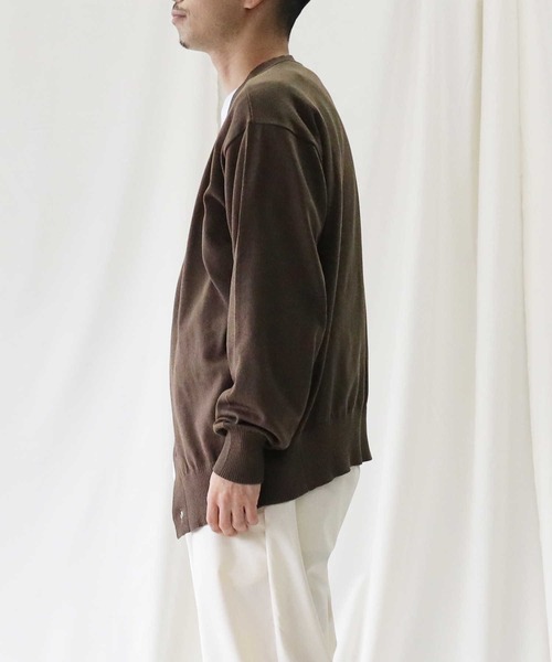 BACK NUMBER（バックナンバー）の「【BACK NUMBER】DRY MIXカーディガン（カーディガン/ボレロ・メンズ・ベージュ/ブラック/グリーン/ネイビー/オフホワイト/イエロー・M/L/XL）」の19枚目の写真