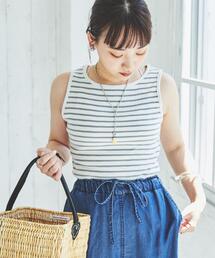 coen | アメリカンスリーブボーダータンクトップ(タンクトップ)
