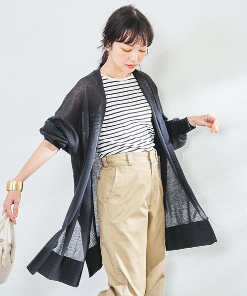 coen(コーエン)の「アメリカンスリーブボーダータンクトップ(タンクトップ・レディース・モカ/オフホワイト/ライトグレー・L/M)」の16枚目の写真