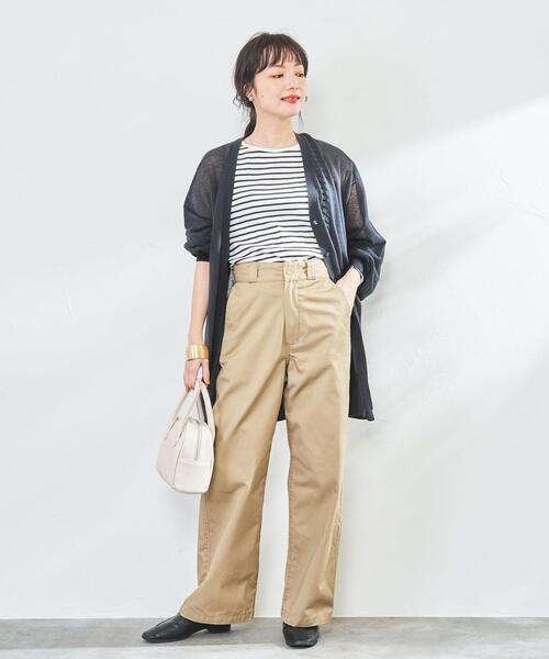 coen(コーエン)の「アメリカンスリーブボーダータンクトップ(タンクトップ・レディース・モカ/オフホワイト/ライトグレー・L/M)」の17枚目の写真