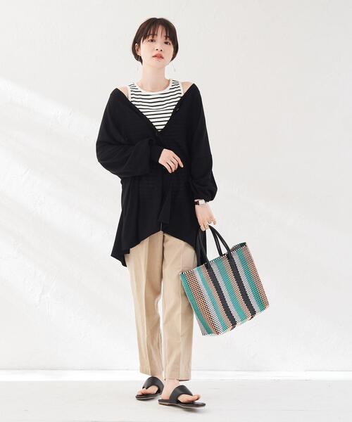 coen(コーエン)の「アメリカンスリーブボーダータンクトップ(タンクトップ・レディース・モカ/オフホワイト/ライトグレー・L/M)」の11枚目の写真