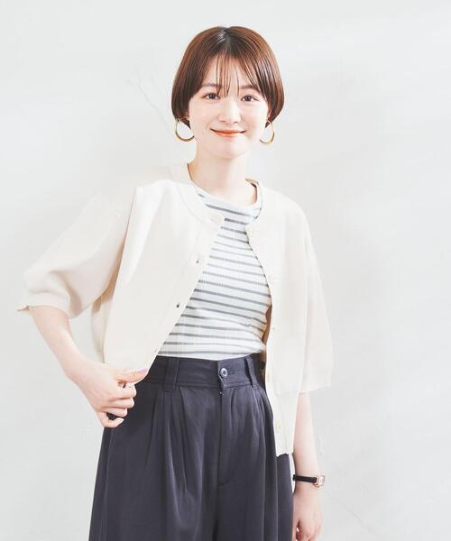 coen(コーエン)の「アメリカンスリーブボーダータンクトップ(タンクトップ・レディース・モカ/オフホワイト/ライトグレー・L/M)」の21枚目の写真