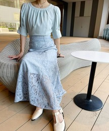 レース切り替えワンピース　284700