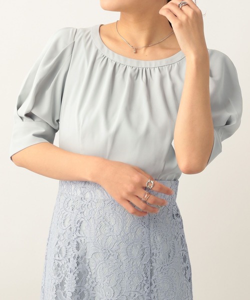 Heather（ヘザー）の「レース切り替えワンピース　284700（ドレス・レディース・ブルー/ブラック・FREE）」の15枚目の写真