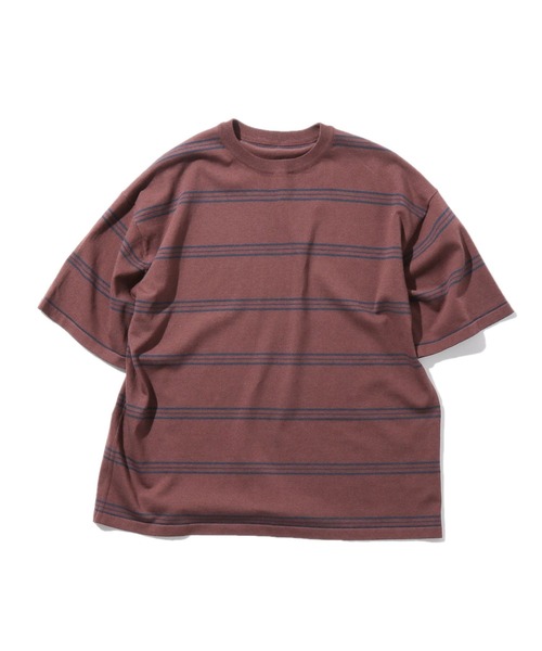H-(エイチマイナス)の「【H-】ハイゲージニットTEE(HARE)(Tシャツ/カットソー・メンズ・ブラック/ブラウン/オフホワイト・MEDIUM/LARGE)」の3枚目の写真