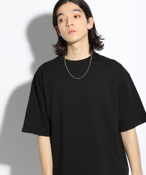 H-(エイチマイナス)の「【H-】ハイゲージニットTEE(HARE)(Tシャツ/カットソー・メンズ・ブラック/ブラウン/オフホワイト・MEDIUM/LARGE)」の11枚目の写真