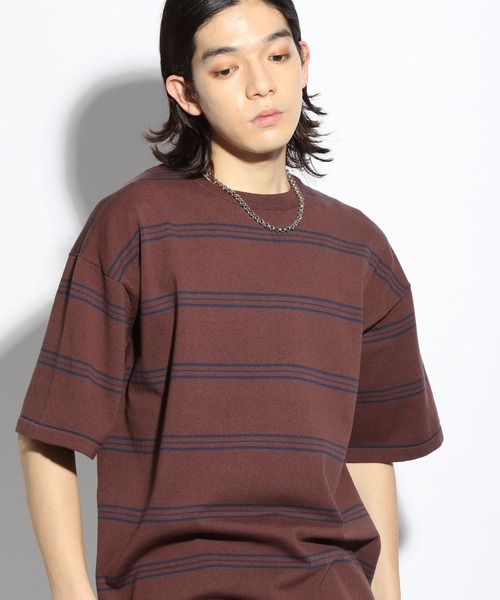 H-(エイチマイナス)の「【H-】ハイゲージニットTEE(HARE)(Tシャツ/カットソー・メンズ・ブラック/ブラウン/オフホワイト・MEDIUM/LARGE)」の16枚目の写真