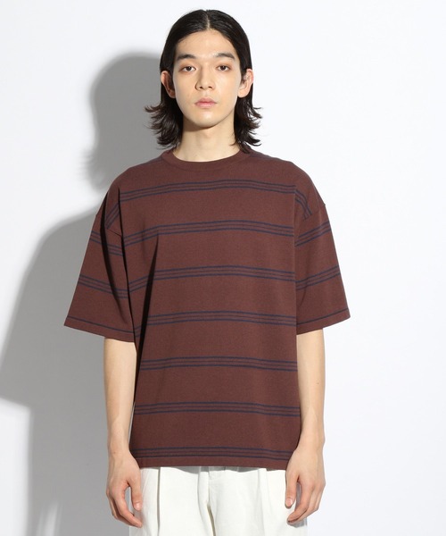 H-(エイチマイナス)の「【H-】ハイゲージニットTEE(HARE)(Tシャツ/カットソー・メンズ・ブラック/ブラウン/オフホワイト・MEDIUM/LARGE)」の19枚目の写真