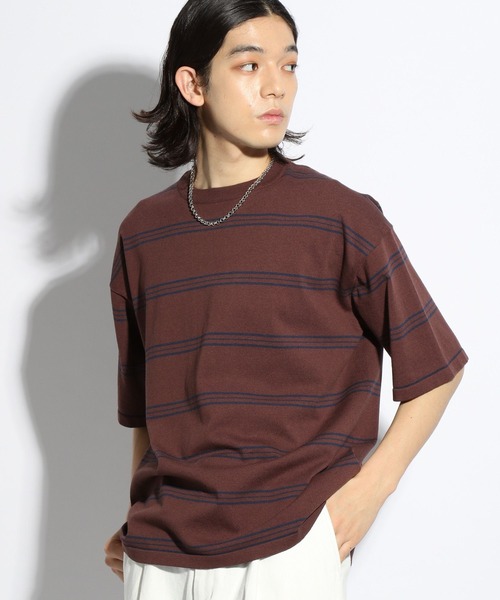 H-(エイチマイナス)の「【H-】ハイゲージニットTEE(HARE)(Tシャツ/カットソー・メンズ・ブラック/ブラウン/オフホワイト・MEDIUM/LARGE)」の18枚目の写真