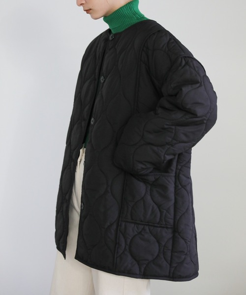 バックドローストリングキルティングアウター（その他アウター