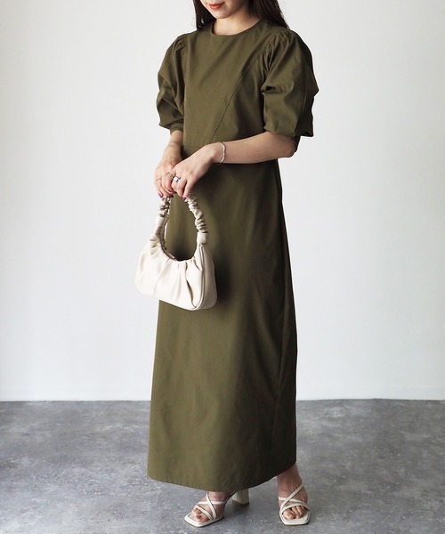 美品　ローヘン lohen ザブリエラインワンピース 美品】ローヘン LOHEN 黒 ザブリエラインワンピース