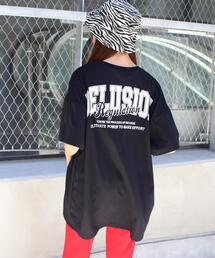 BACKロゴチュニックTシャツ