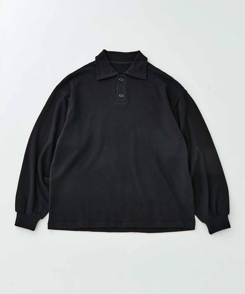 ADAM ET ROPE'(アダムエロペ)の「新色を携えて再登場!!【WEB限定】ビッグカラースーパーストレッチ ルーズポロシャツ/ユニセックス(スウェット・メンズ・ブラック/ライトグレー/ブルー系その他・M/L)」の20枚目の写真