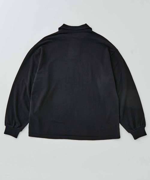 ADAM ET ROPE'(アダムエロペ)の「新色を携えて再登場!!【WEB限定】ビッグカラースーパーストレッチ ルーズポロシャツ/ユニセックス(スウェット・メンズ・ブラック/ライトグレー/ブルー系その他・M/L)」の17枚目の写真