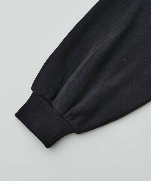 ADAM ET ROPE'(アダムエロペ)の「新色を携えて再登場!!【WEB限定】ビッグカラースーパーストレッチ ルーズポロシャツ/ユニセックス(スウェット・メンズ・ブラック/ライトグレー/ブルー系その他・M/L)」の14枚目の写真