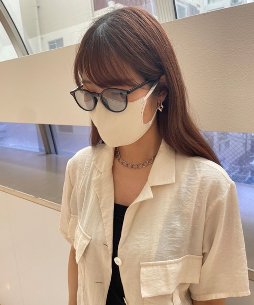 Me%（ミィパーセント）の「プレーンライトカラーサングラス（サングラス・レディース・ブラック/ブラウン・FREE）」の8枚目の写真