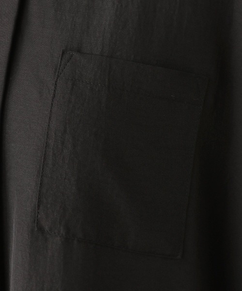 LEPSIM（レプシィム）の「ポンチョシャツチュニック長袖　123415（シャツ/ブラウス・レディース・ブラック/キナリ/カーキ/オレンジ・FREE）」の10枚目の写真