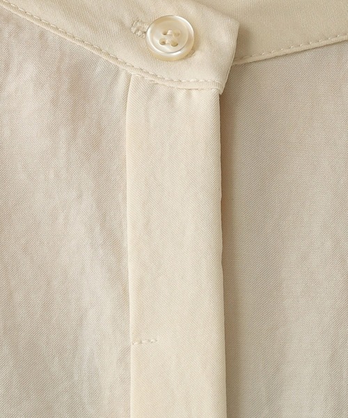 LEPSIM（レプシィム）の「ポンチョシャツチュニック長袖　123415（シャツ/ブラウス・レディース・ブラック/キナリ/カーキ/オレンジ・FREE）」の6枚目の写真