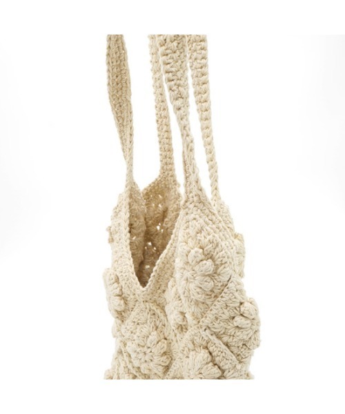 flower（フラワー）の「フラワフルクロシェバッグ（ショルダーバッグ・レディース・アイボリー・FREE）」の15枚目の写真