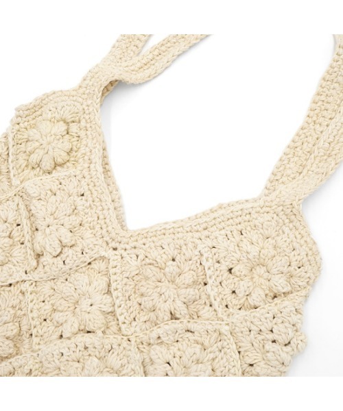 flower（フラワー）の「フラワフルクロシェバッグ（ショルダーバッグ・レディース・アイボリー・FREE）」の14枚目の写真