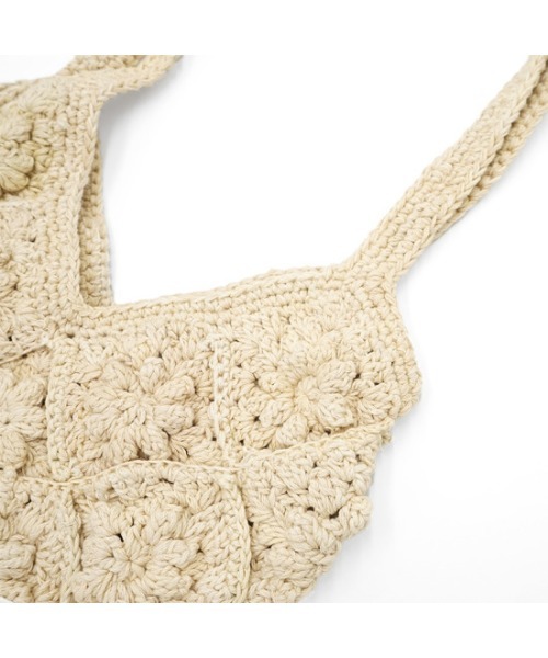 flower（フラワー）の「フラワフルクロシェバッグ（ショルダーバッグ・レディース・アイボリー・FREE）」の13枚目の写真