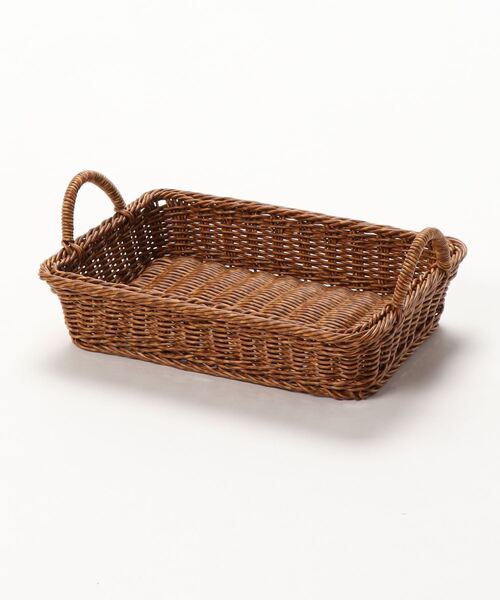 TIMELESS COMFORT(タイムレスコンフォート)の「UTILE(ユティル)洗えるバスケットトレイL(収納グッズ・レディース・ブラウン・ONE SIZE)」の6枚目の写真