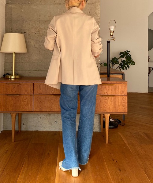 CAPRICIEUX LE'MAGE（カプリシューレマージュ）の「テーラードジャケット（テーラードジャケット・レディース・ピンク/グリーン系その他/ライトベージュ・FREE）」の12枚目の写真