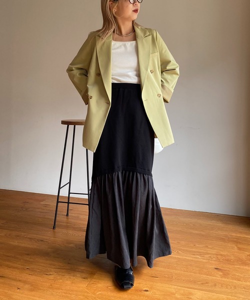 CAPRICIEUX LE'MAGE（カプリシューレマージュ）の「テーラードジャケット（テーラードジャケット・レディース・ピンク/グリーン系その他/ライトベージュ・FREE）」の17枚目の写真